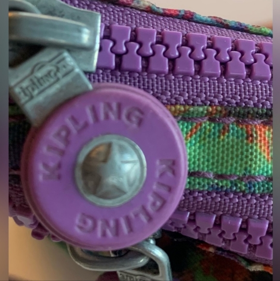 Kipling Alvar Aloha Grove Crossbody Bag Colorful Floral Print - Picture 10 of 16